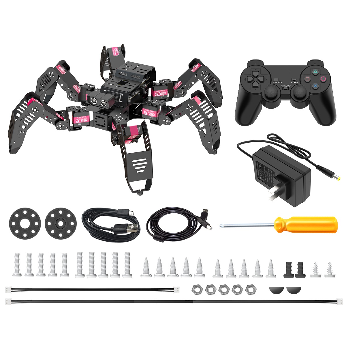 Robotics Kit - Hiwonder Spiderbot Programmable Remote Control Hexapod