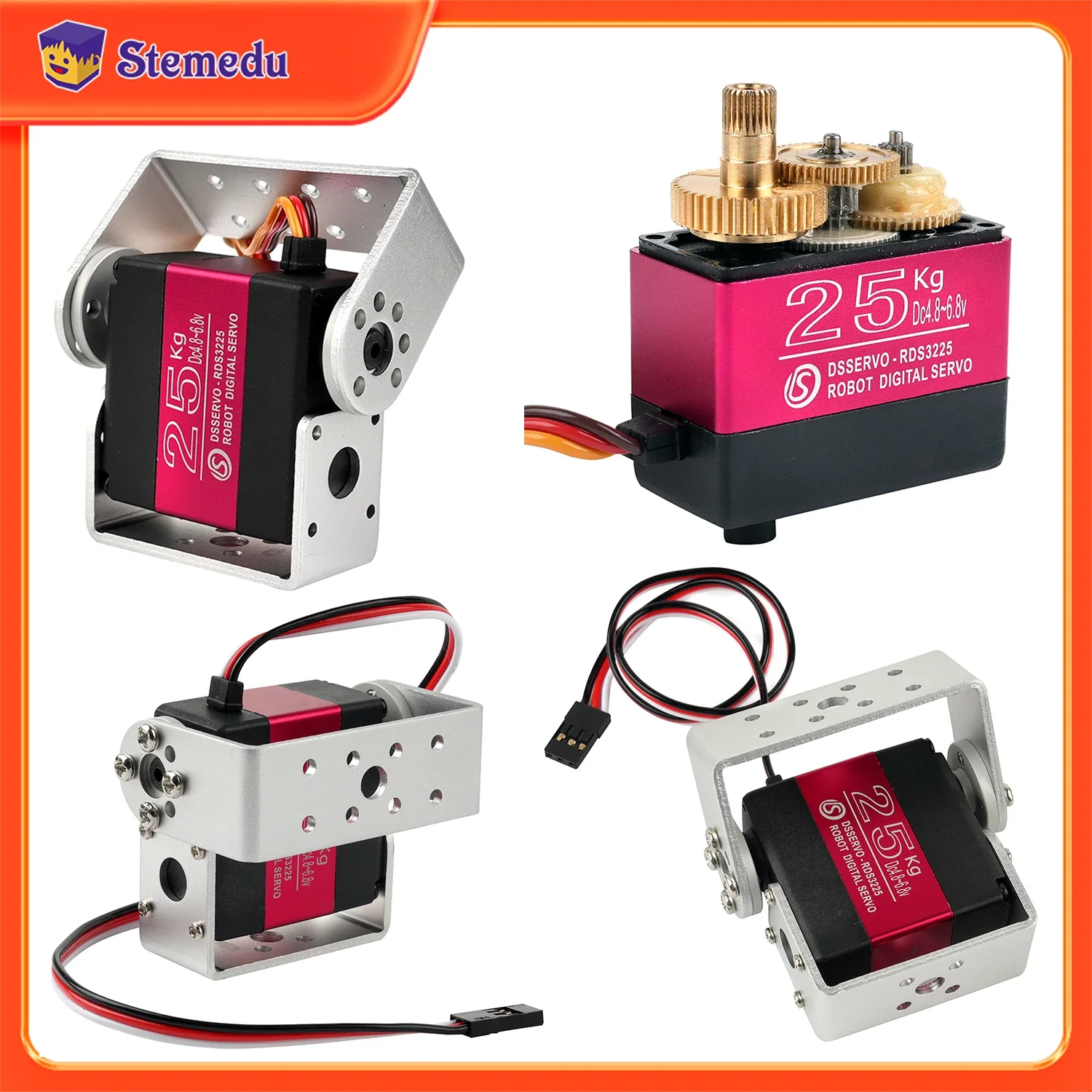 Robot Arm Metal - 25KG Robot Digital Servo High Torque