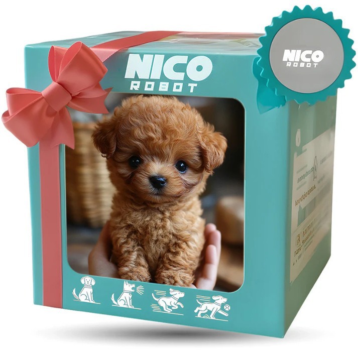 Line Follower Robot - Nico Robot Plush Electronic Pet Dog,