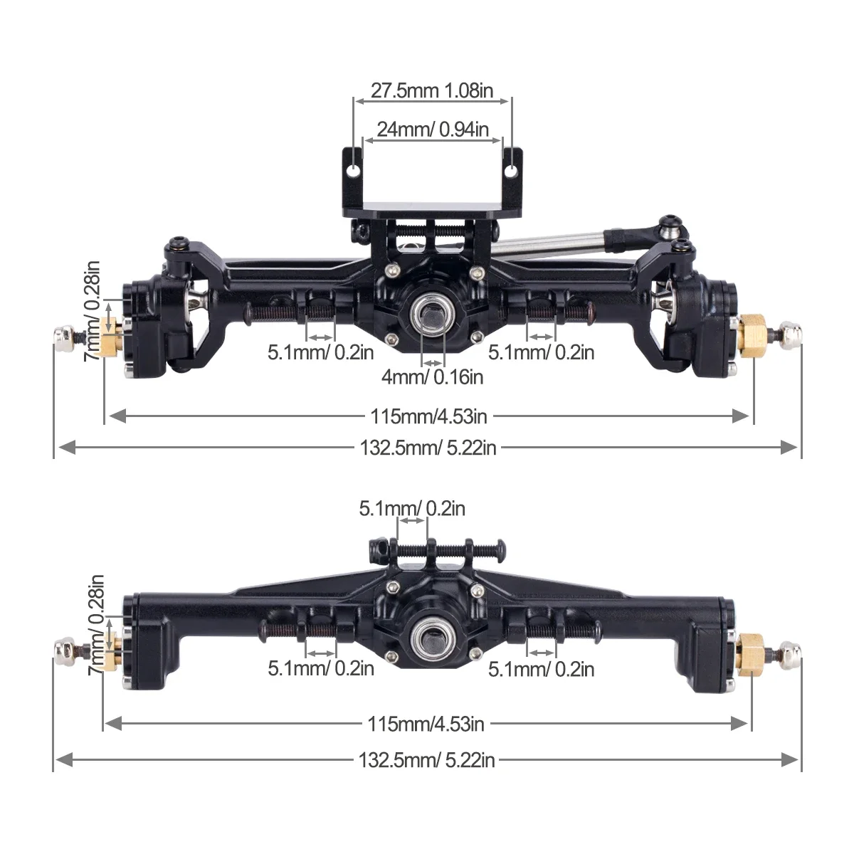 Aluminum CNC Portal Axles +10m - đánh giá và giá Servo Bracket