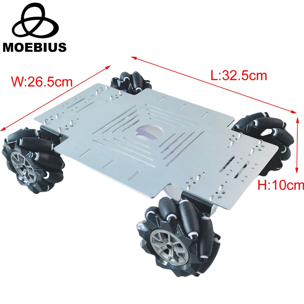 MOEBIUS 26KG Load 4WD Mecanum  - đánh giá và giá Arduino Robot