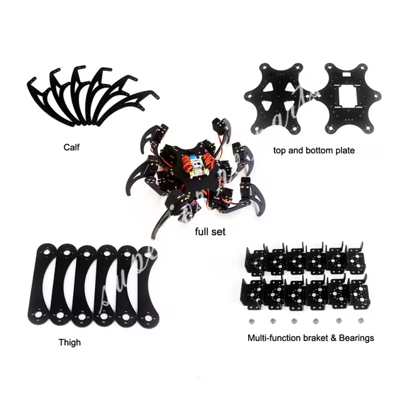 18 DOF Aluminium Hexapod Spide - đánh giá và giá Arduino Robot