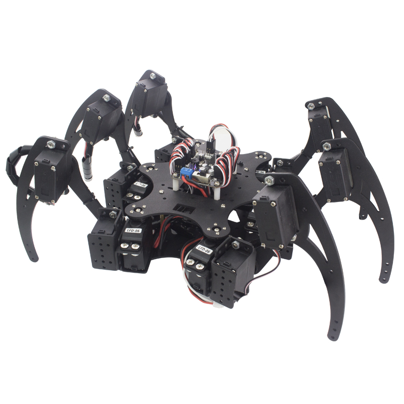 18 DOF Aluminium Hexapod Spide - đánh giá và giá Arduino Robot