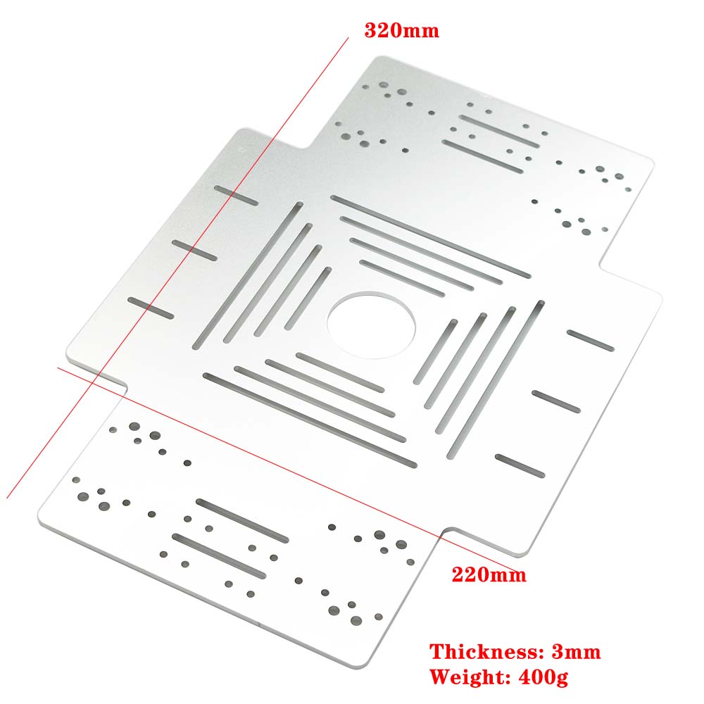 Lớn Tấm Kim Loại Khung Xe Hợp  - đánh giá và giá Stm32 Robot
