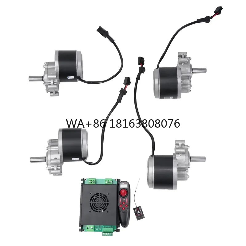 4WD Brush Gear Motor Kit 24V 2 - đánh giá và giá Robotics Kit