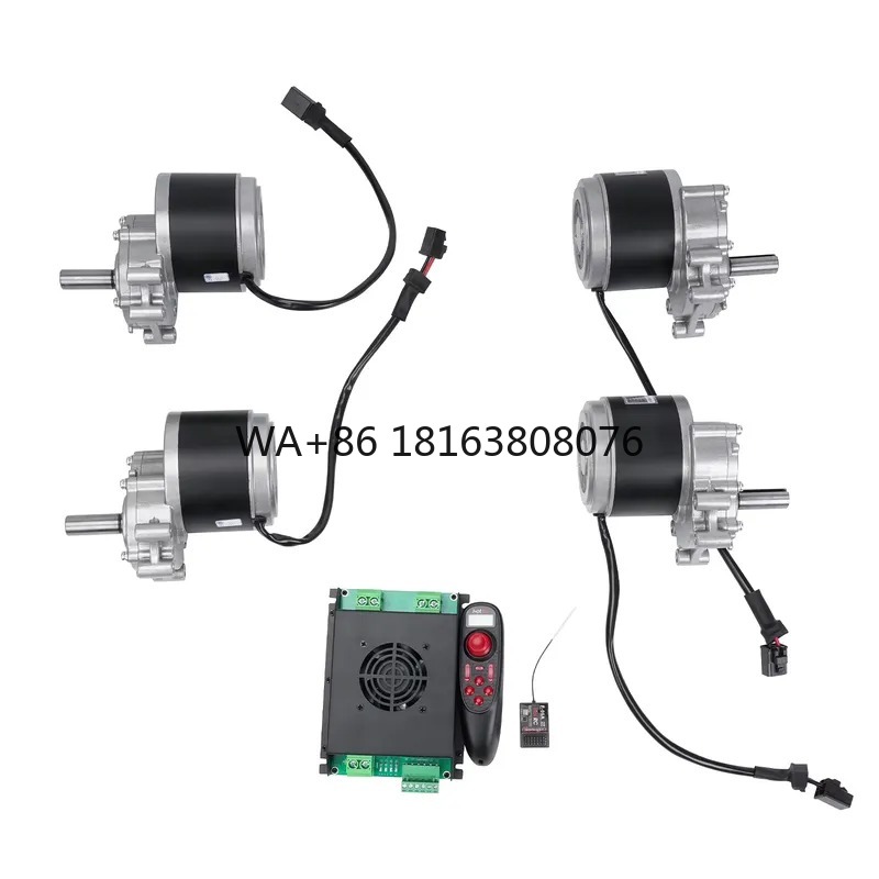 4WD Brush Gear Motor Kit 24V 2 - đánh giá và giá Robotics Kit