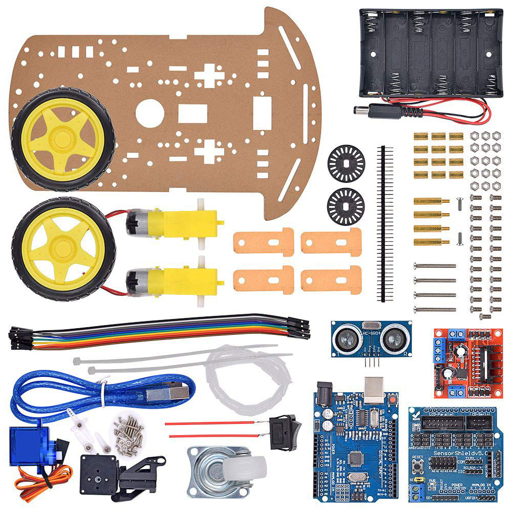 Modular Robot Car Chassis Kit  - đánh giá và giá Line Follower Robot