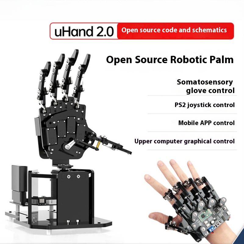 Bionic Robotic Hand Palm UHand - đánh giá và giá Robot Arm Metal