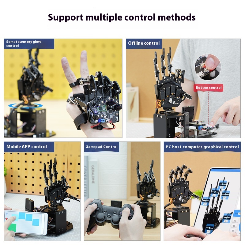 Bionic Robotic Hand Palm UHand - đánh giá và giá Robot Arm Metal