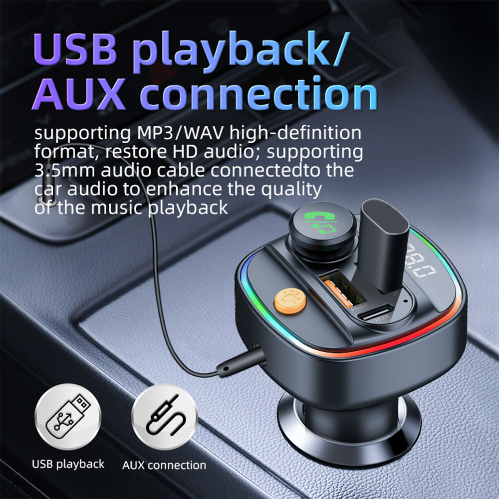 Bluetooth 5.4 FM Transmitter H - đánh giá và giá Robot Bluetooth Car