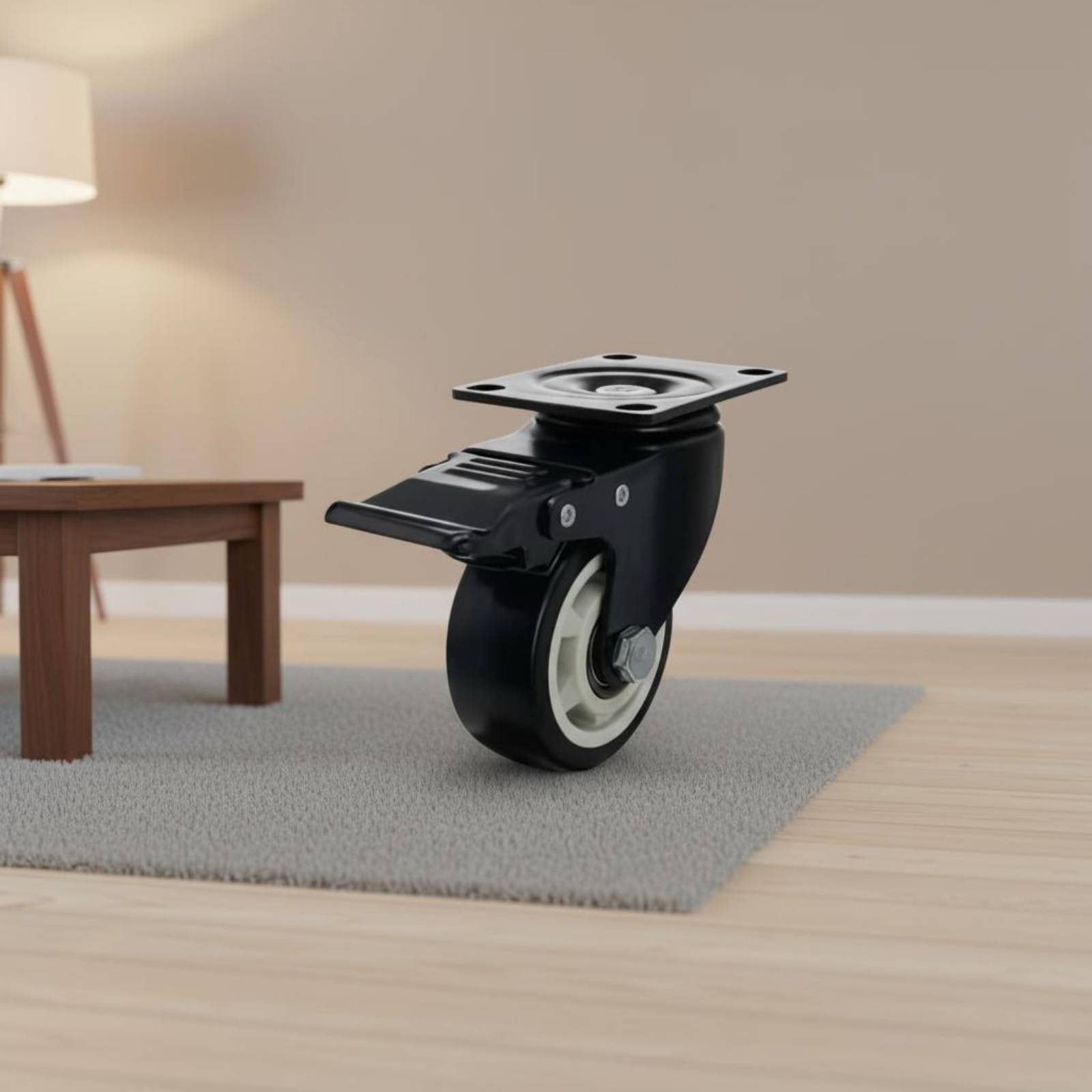 Nylon Plate Caster Effortless  - đánh giá và giá Caster Wheel